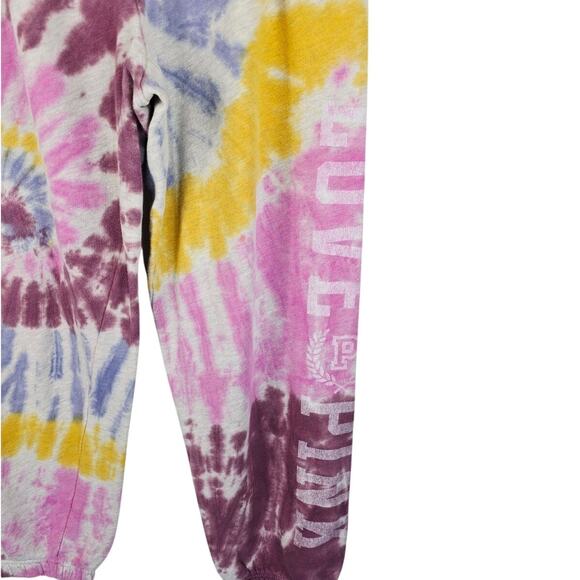 Victoria Secret Pink Tie Dye Athletic Athleisure Women's Sweatpants M - Picture 2 of 5